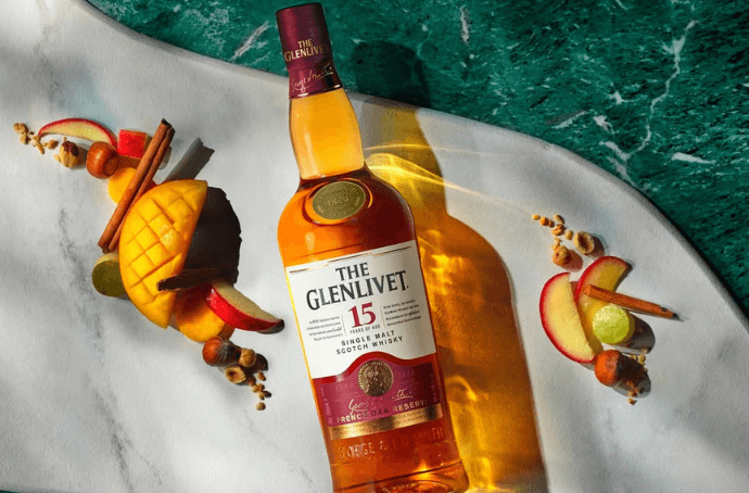 The Glenlivet 15 i owoce tropikalne